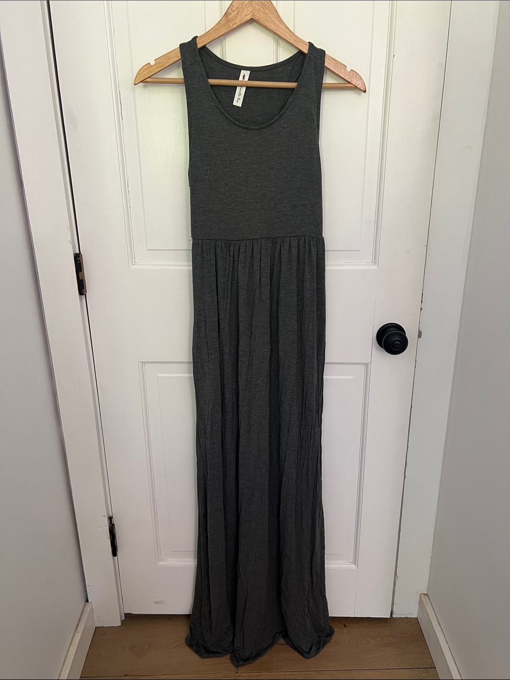 Vanilla Bay Sleeveless Maxi Dress - Charcoal